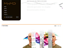 Tablet Screenshot of mattwilsonmd.com